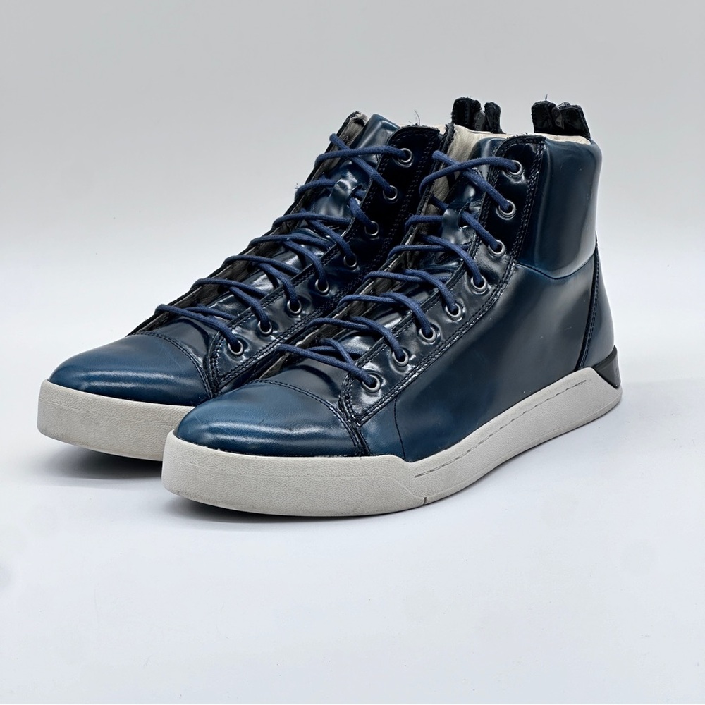 Diesel Diamond Hi-Top Leather Shoes. Size 12 - Picture 3 of 10